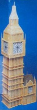 matchstick big ben model kit